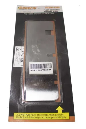 (BR16-1300PAK3) Straight Blade (3" x 10") Single Bevel Edge (3-Pack) Price Drop