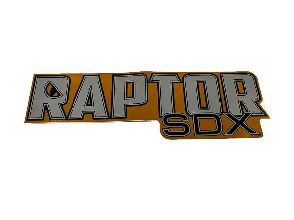 (606514) DECAL, RAPTOR SDX Budget