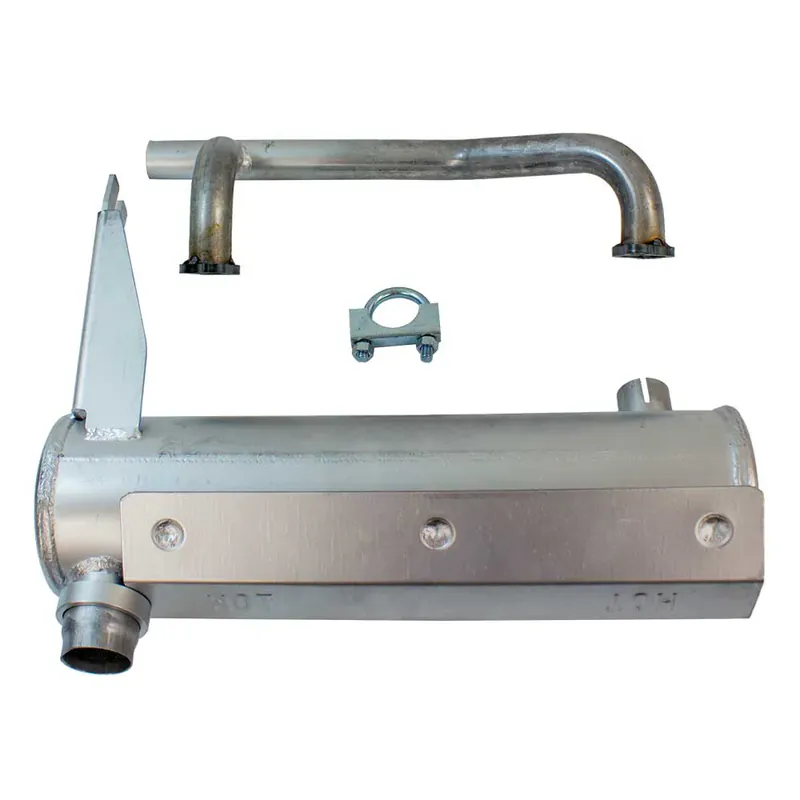Top Rated (MUF-1999R-KIT) Muffler | Silver Left Hand Starter Side Kit | GX800