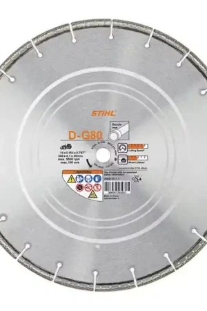 Flash Sale Stihl | D-G 80 Diamond Wheel —Premium Grade | 14" (0835 070 8000)