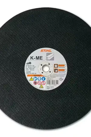 Express Delivery Stihl | K-ME —Abrasive Wheel —General Purpose Metal | 14" diameter, 20mm arbor (0835 012 8001)