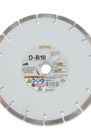 Crafted Stihl | D-B 10 Diamond Wheel —Concrete | 14" (0835 090 8052)