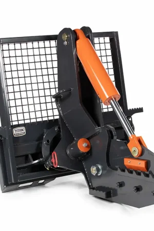 Certified 12" Rotating Tree Shear Attachment for Skid Steers