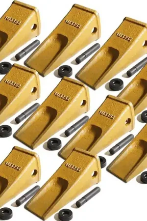 1U3252 Bucket Teeth w/ Side Pin and 8E6258 Retainer (10 Piece) Must Have