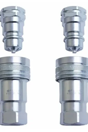 (2 Set) 1/2" Hydraulic Ag Quick Couplers Interchange 4050-4 / 8010-4 Pioneer Deere Best Choice