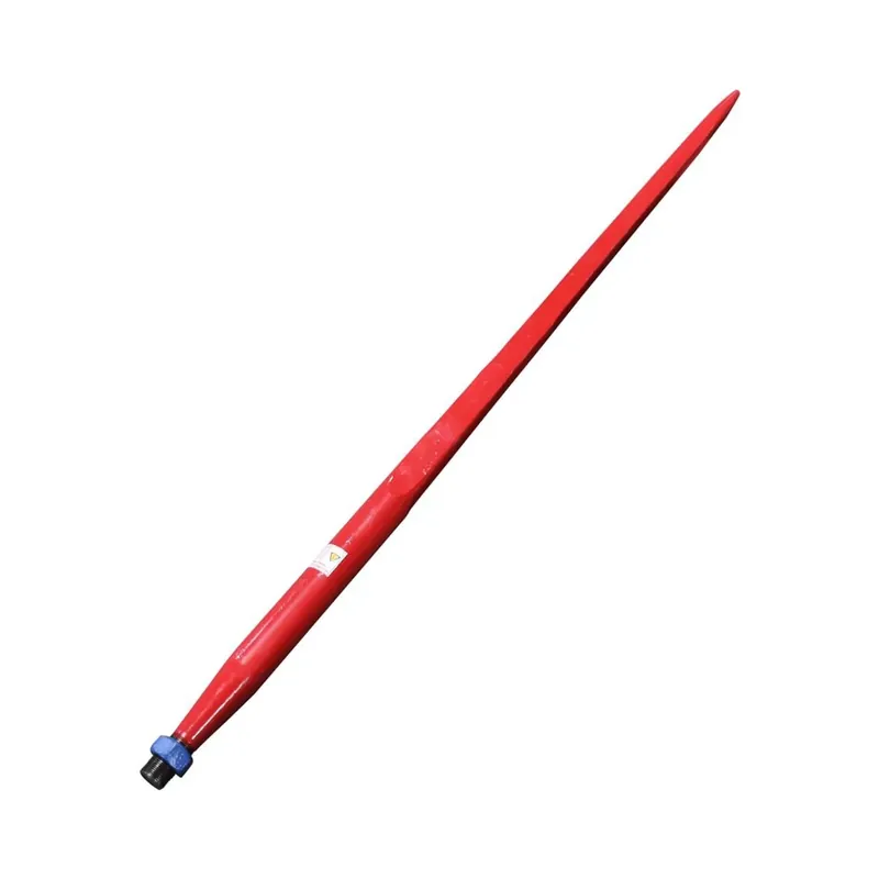 Scratch and Dent - 39" Square Hay Bale Spear 3,000 lbs capacity, 1 3/4" wide with nut - FINAL SALE Limited Time