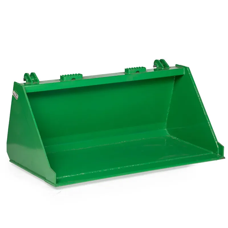 Scratch and Dent, 4 FT Dirt Bucket Fits John Deere Hook And Pin Tractors Time-Limited