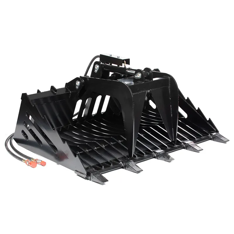 Scratch and Dent, Fine Grade Skeleton Rock Grapple Rake | 60" Seasonal Sale
