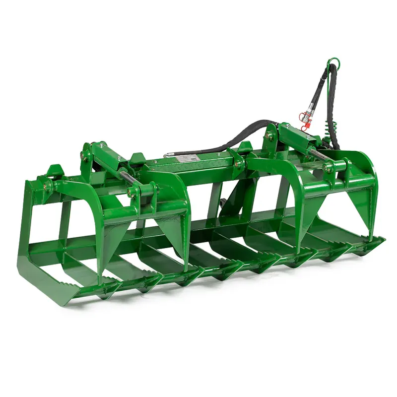 Scratch and Dent - 72" Root Grapple Bucket Attachment fits Global Euro John Deere Loaders - FINAL SALE Express Delivery