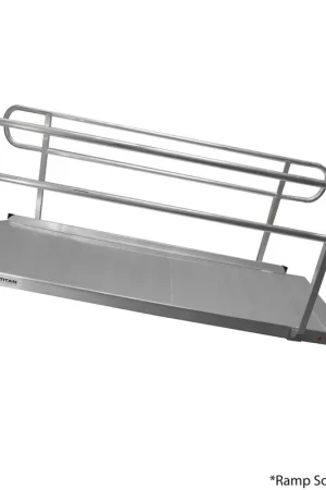 While Supplies Last Scratch and Dent - 8 FT Wheelchair Entry Ramp Handrails Only - FINAL SALE