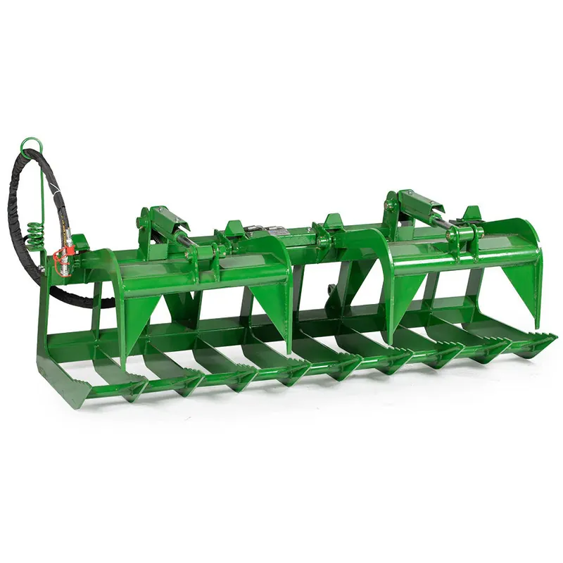 Don't Miss Out Scratch and Dent - 84" Root Grapple Bucket Attachment Fits Global Euro John Deere Loaders - FINAL SALE