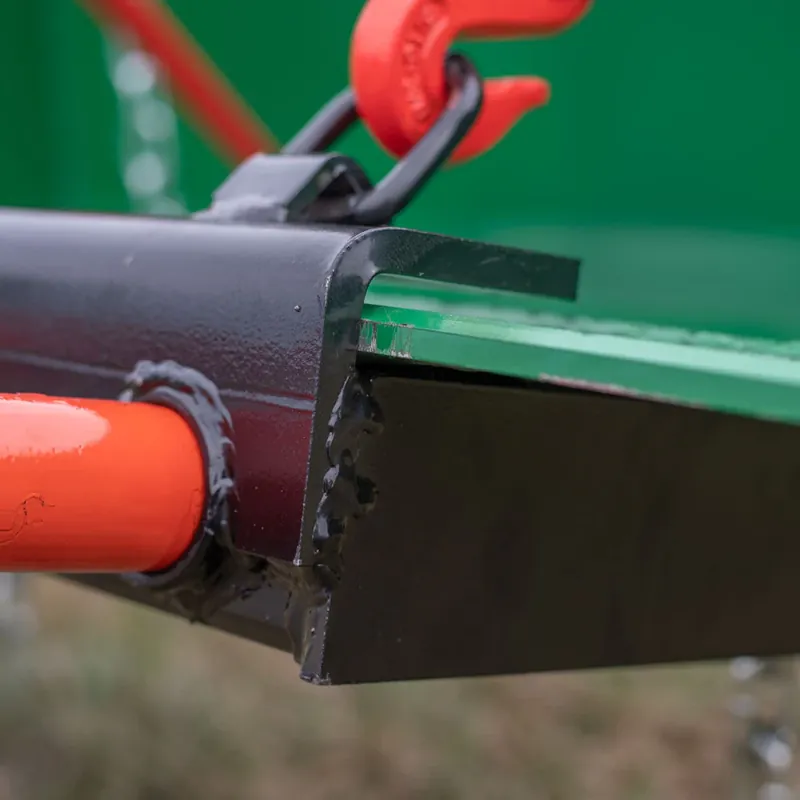 Fresh Stock Scratch and Dent - Dual Hay Bale Spear Universal Bucket Attachment - FRAME ONLY - FINAL SALE