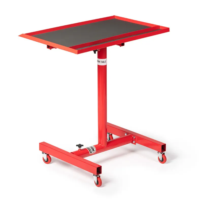 Scratch and Dent, Adjustable Rolling Work Table Fast Shipping