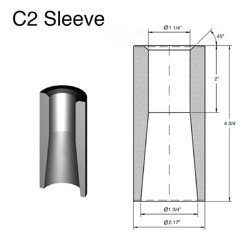 Scratch and Dent - Single C2 Hay Spear Sleeve - FINAL SALE In Demand