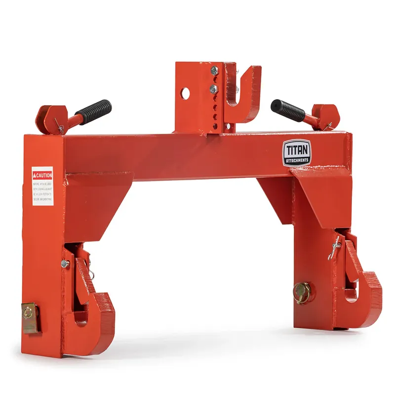 Markdown Scratch and Dent, Titan Category 2, 3 Point Orange Quick Hitch