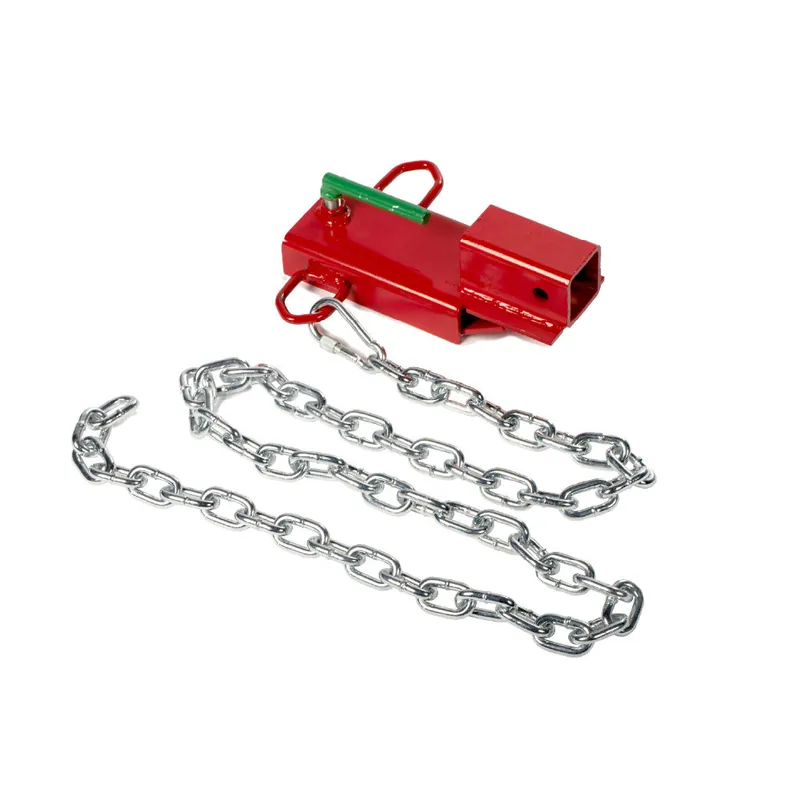 Scratch and Dent, Clamp-On Forklift Hitch Receiver Adapter with Chain Special Discount