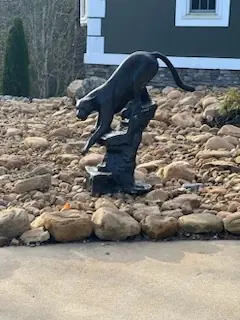 Don't Miss Out Cougar on a Rock Statue