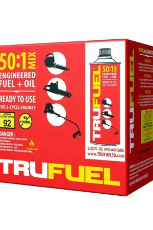 Weekend Sale TruFuel - 6525638 - Case of 50:1 Quarts (6 Bottles) Tru Fuel