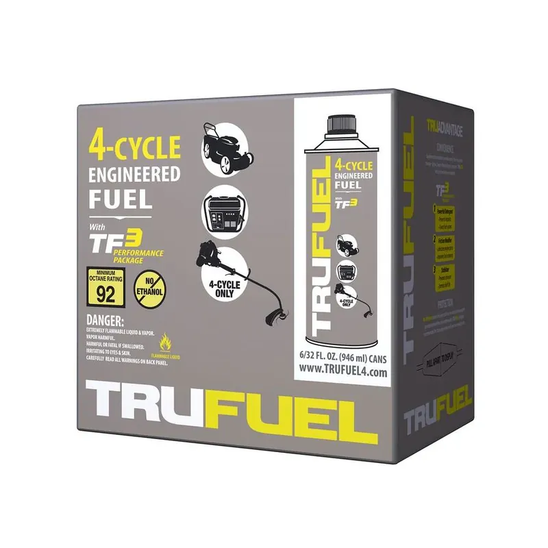 Buy Direct TruFuel - 6527238 - Case of 4-Cycle Quarts (6 Bottles) Tru Fuel