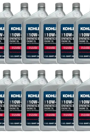 Kohler - 25 357 64-S - Case of 10W-30 Full Synthetic Oil - 12 Quarts Instant Buy