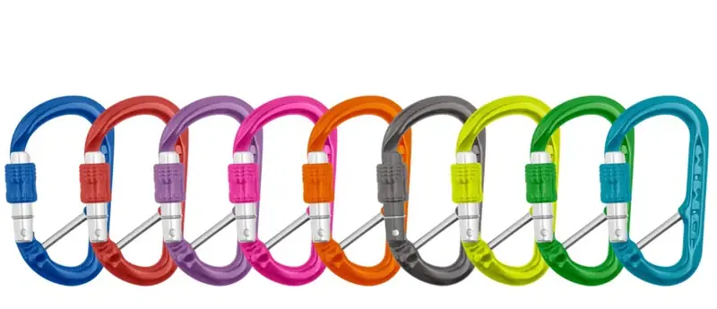 Brand New DMM - A482CBPR - Purple/Titanium XSRE Lock Captive Bar Carabiner