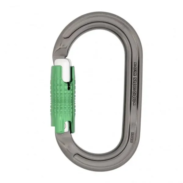 Popular KMM - A327 - Titanium/green Ultra-O Range Aluminum Carabiner