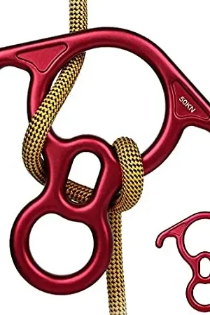 Secure Checkout KONG - 80506R400KK - Aluminum Rescue Figure 8 Descender