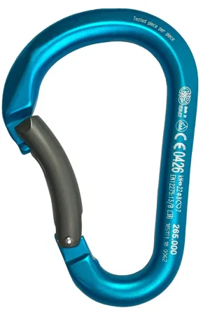 KONG - KNG265 - Bent Gate L Paddle Aluminum Carabiner Next Day Delivery