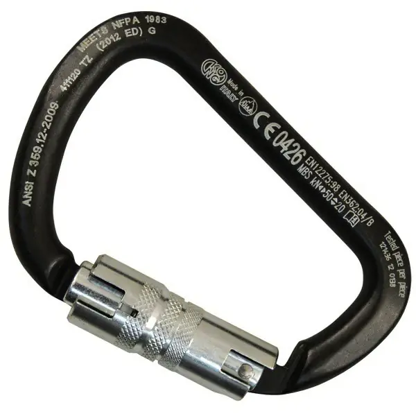 KONG - KNG411 - X-Large C Steel Auto Block ANSI Steel Carabiner Hot Deal