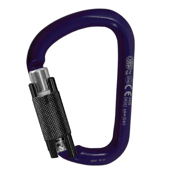 Fast Shipping KONG - KNG911 - Blue Rescue Extra Large Aluminum Carabiner