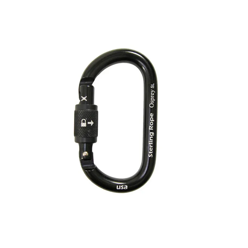 Sterling - HWOSPREYALB - Black Osprey Aluminum Carabiner Buy Direct
