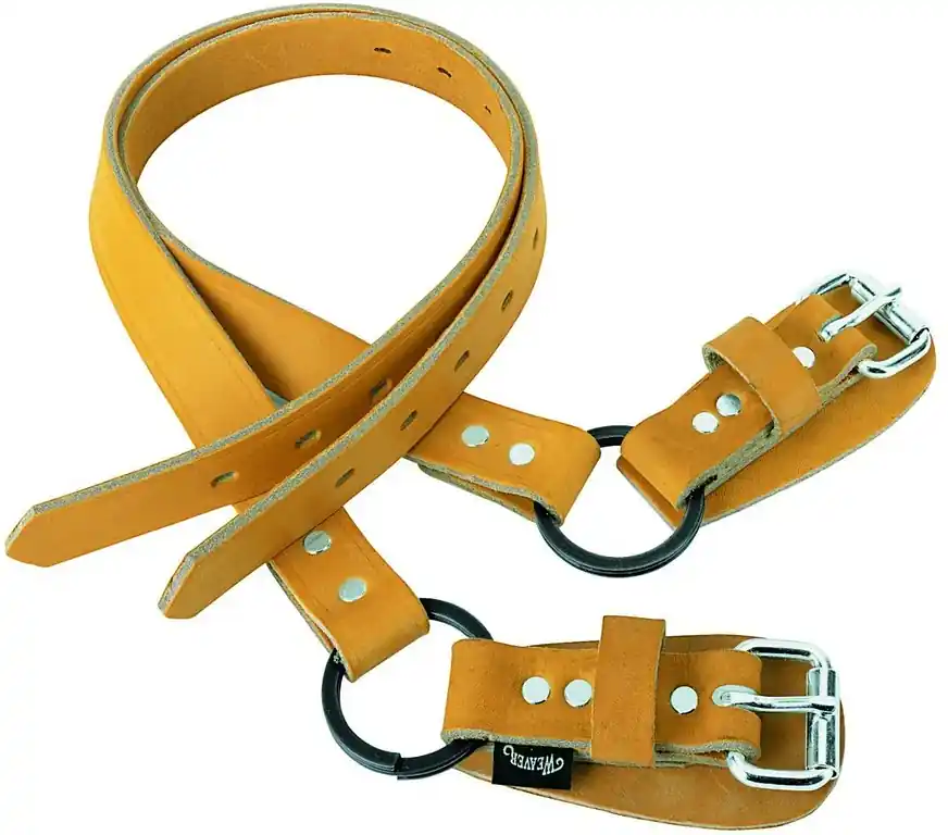 Weaver - 0897050 - Leather 26" Split Ring Lower Climber Straps (Pair) Place Order