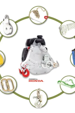 Portable Winch - PCW5000-FK - Forestry Winch Kit Best Price