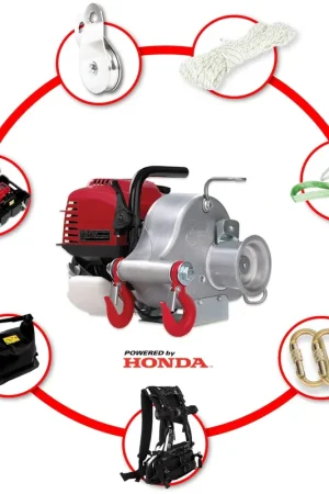 Portable Winch - PCW3000-HK - Pulling Winch Hunting Kit Genuine
