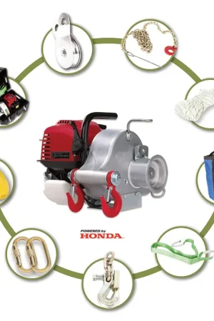 Portable Winch - PCW3000-FK - Pulling Winch Forestry Kit Secure Checkout