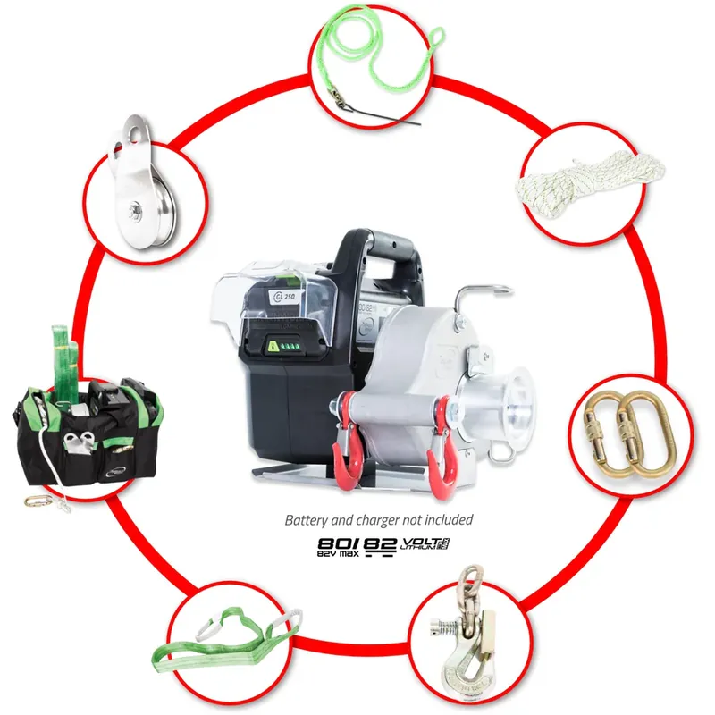 Portable Winch - PCW3000-LI-HK - Pulling Winch Hunting Kit Cheap