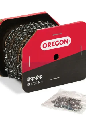 Weekend Sale Oregon - 27AX100U - 100' Reel Chainsaw Bulk Chain - .404" Pitch, .063" Gauge, Micro Chisel for 46RMF100R