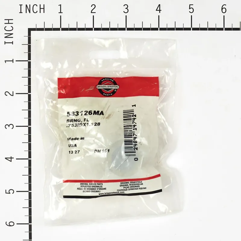 Fan Favorite Briggs & Stratton - 583126MA - BRNG FL .753IDX1.128