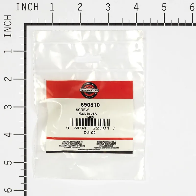 Professional Grade Briggs & Stratton - 690810 - SCREW