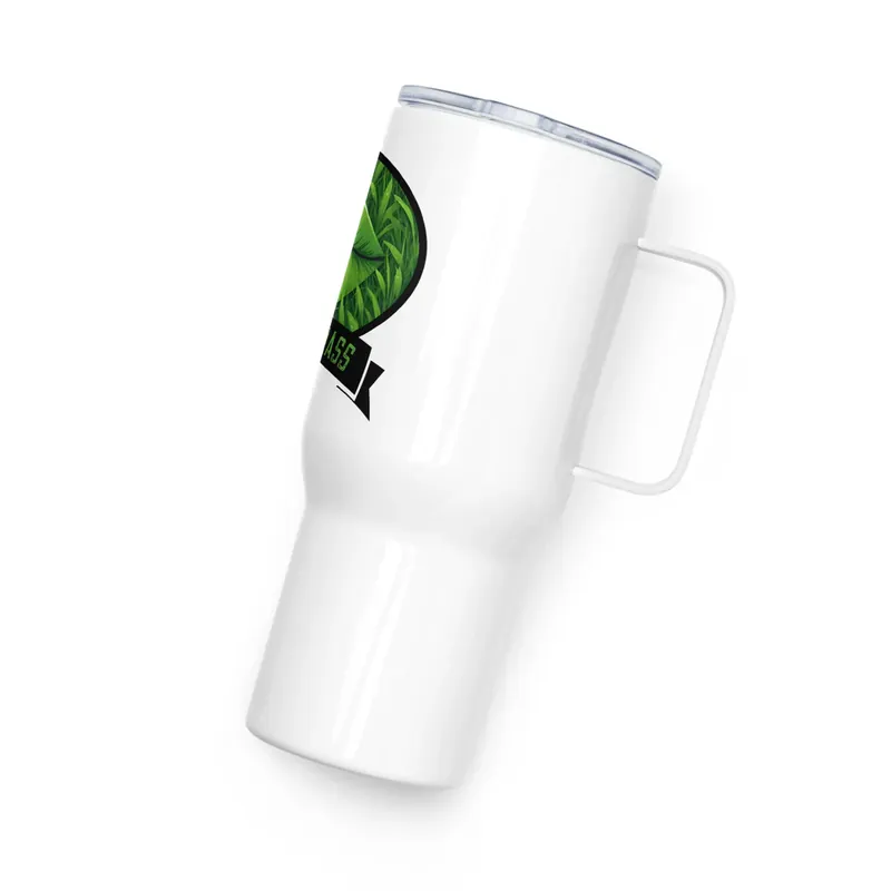 Grab Now Kiss My Grass w/Lips Travel Mug