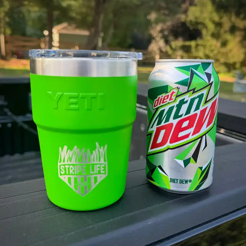 Fan Favorite Stripe Life Exclusive: Customized YETI 16 oz. Rambler - Limited Edition