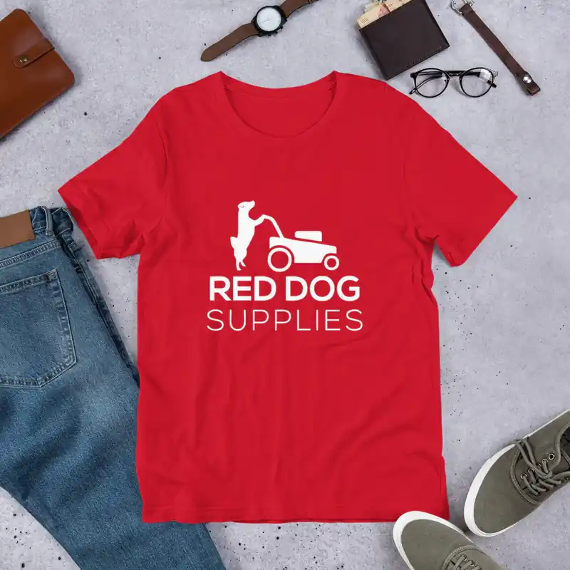 Red Dog Supplies T Shirt - White Cheap
