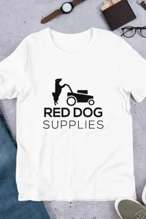 Same Day Shipping Red Dog Supplies T Shirt - Black