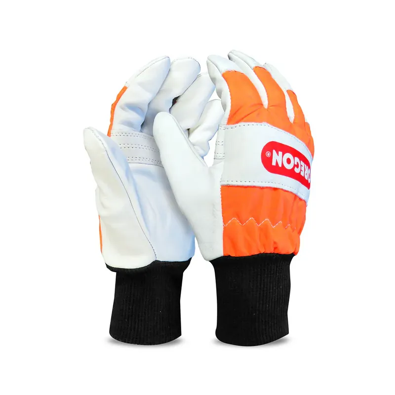 Buy Today Oregon - 91305L - Large Leather Chainsaw Gloves with Left Hand Protection