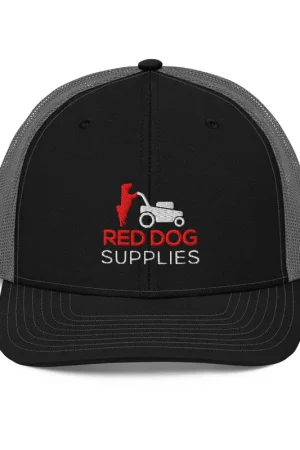 Red Dog Supplies Trucker Cap - Red & White Premium