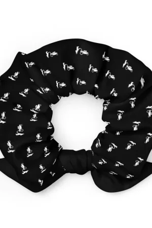 Trending Red Dog Scrunchie - Black & White